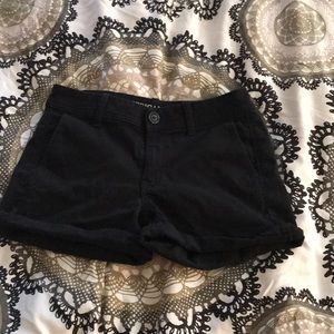 black american eagle jean shorts